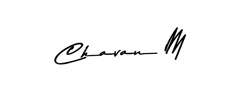 Similarly Asem Kandis PERSONAL USE is the best handwritten signature design. Signature creator online .You can use it as an online autograph creator for name Chavan M. Chavan M signature style 9 images and pictures png
