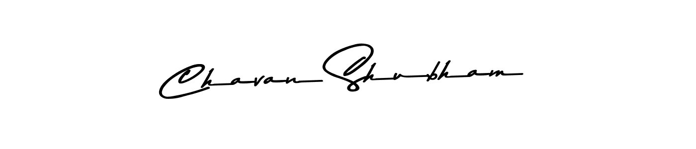 Chavan Shubham stylish signature style. Best Handwritten Sign (Asem Kandis PERSONAL USE) for my name. Handwritten Signature Collection Ideas for my name Chavan Shubham. Chavan Shubham signature style 9 images and pictures png