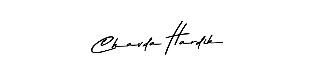 You can use this online signature creator to create a handwritten signature for the name Chavda Hardik. This is the best online autograph maker. Chavda Hardik signature style 9 images and pictures png