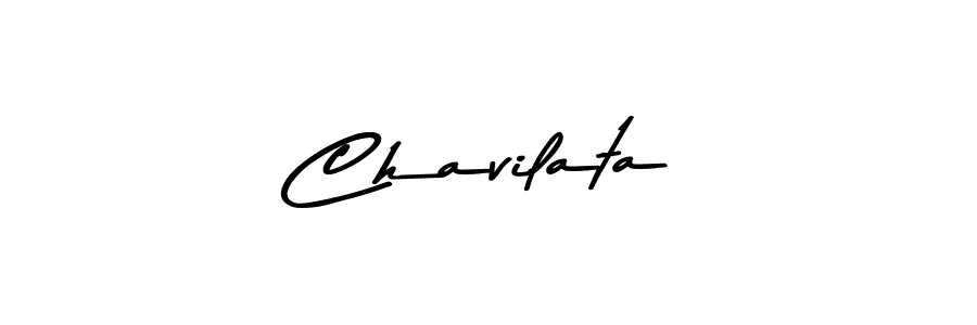 Make a beautiful signature design for name Chavilata. With this signature (Asem Kandis PERSONAL USE) style, you can create a handwritten signature for free. Chavilata signature style 9 images and pictures png