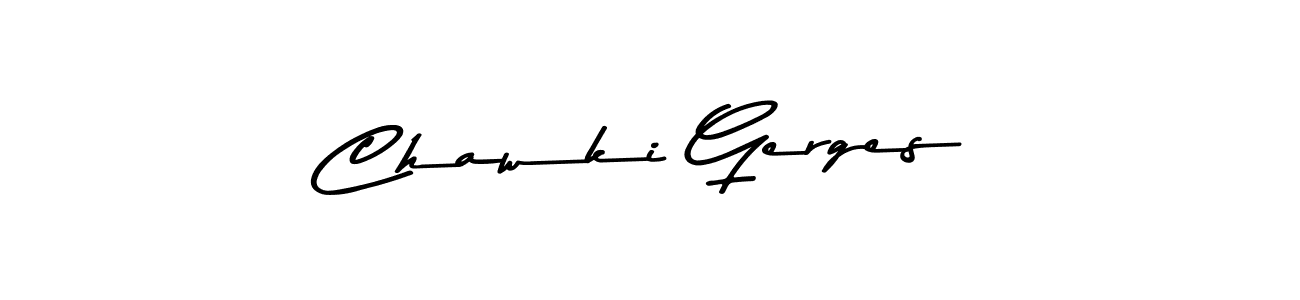 Also You can easily find your signature by using the search form. We will create Chawki Gerges name handwritten signature images for you free of cost using Asem Kandis PERSONAL USE sign style. Chawki Gerges signature style 9 images and pictures png