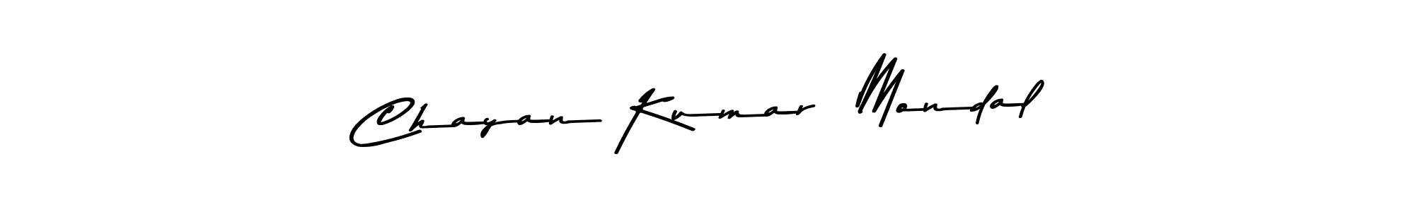 Create a beautiful signature design for name Chayan Kumar  Mondal. With this signature (Asem Kandis PERSONAL USE) fonts, you can make a handwritten signature for free. Chayan Kumar  Mondal signature style 9 images and pictures png