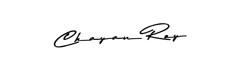 How to make Chayan Roy name signature. Use Asem Kandis PERSONAL USE style for creating short signs online. This is the latest handwritten sign. Chayan Roy signature style 9 images and pictures png