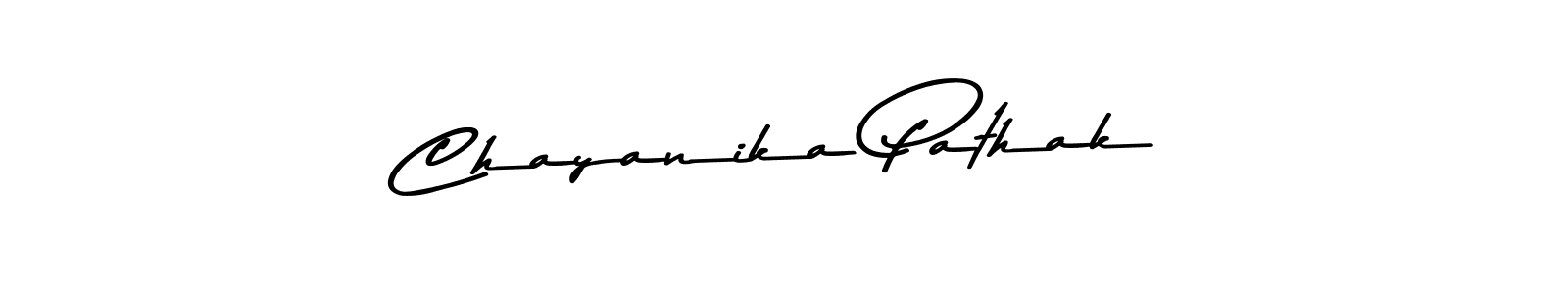 Design your own signature with our free online signature maker. With this signature software, you can create a handwritten (Asem Kandis PERSONAL USE) signature for name Chayanika Pathak. Chayanika Pathak signature style 9 images and pictures png