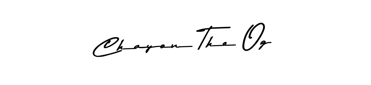 This is the best signature style for the Chayon The Og name. Also you like these signature font (Asem Kandis PERSONAL USE). Mix name signature. Chayon The Og signature style 9 images and pictures png