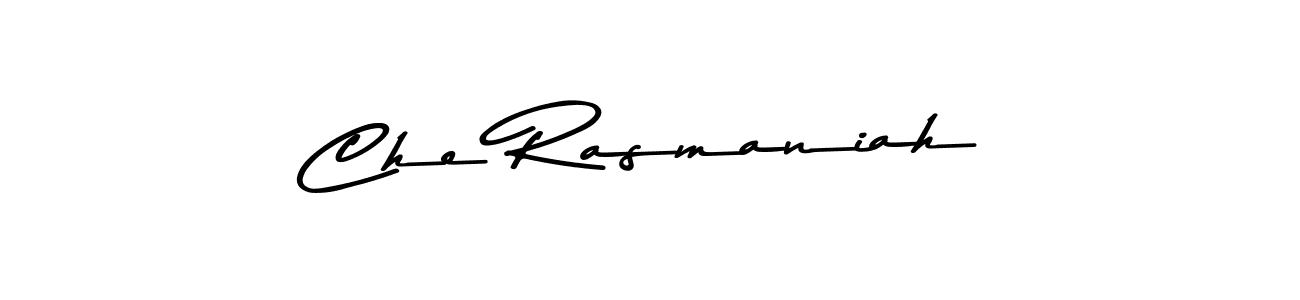 Create a beautiful signature design for name Che Rasmaniah. With this signature (Asem Kandis PERSONAL USE) fonts, you can make a handwritten signature for free. Che Rasmaniah signature style 9 images and pictures png