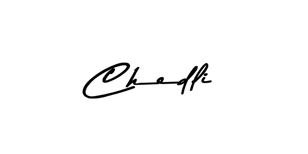 How to Draw Chedli signature style? Asem Kandis PERSONAL USE is a latest design signature styles for name Chedli. Chedli signature style 9 images and pictures png