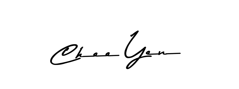 Design your own signature with our free online signature maker. With this signature software, you can create a handwritten (Asem Kandis PERSONAL USE) signature for name Chee Yen. Chee Yen signature style 9 images and pictures png