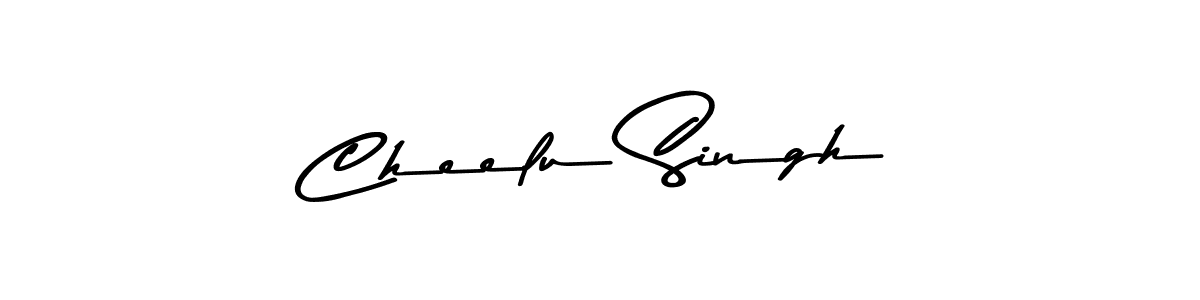 Create a beautiful signature design for name Cheelu Singh. With this signature (Asem Kandis PERSONAL USE) fonts, you can make a handwritten signature for free. Cheelu Singh signature style 9 images and pictures png