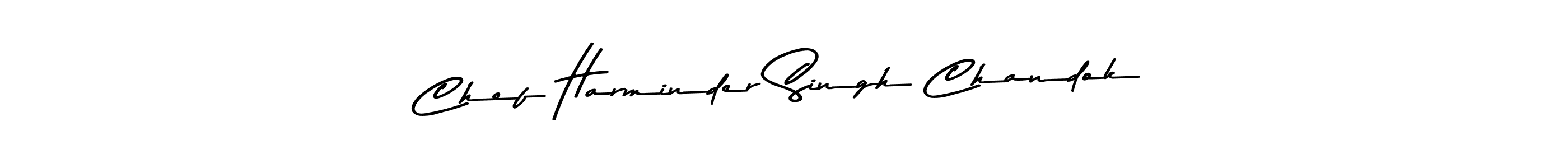 Asem Kandis PERSONAL USE is a professional signature style that is perfect for those who want to add a touch of class to their signature. It is also a great choice for those who want to make their signature more unique. Get Chef Harminder Singh Chandok name to fancy signature for free. Chef Harminder Singh Chandok signature style 9 images and pictures png