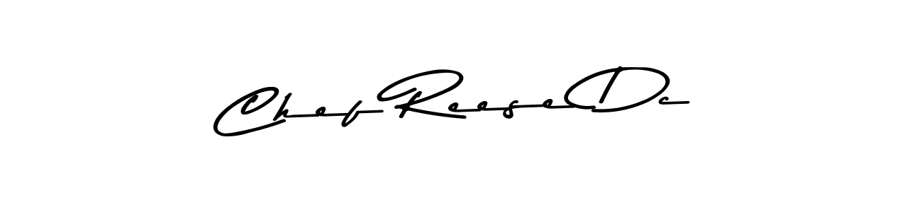 Use a signature maker to create a handwritten signature online. With this signature software, you can design (Asem Kandis PERSONAL USE) your own signature for name Chef Reese Dc. Chef Reese Dc signature style 9 images and pictures png