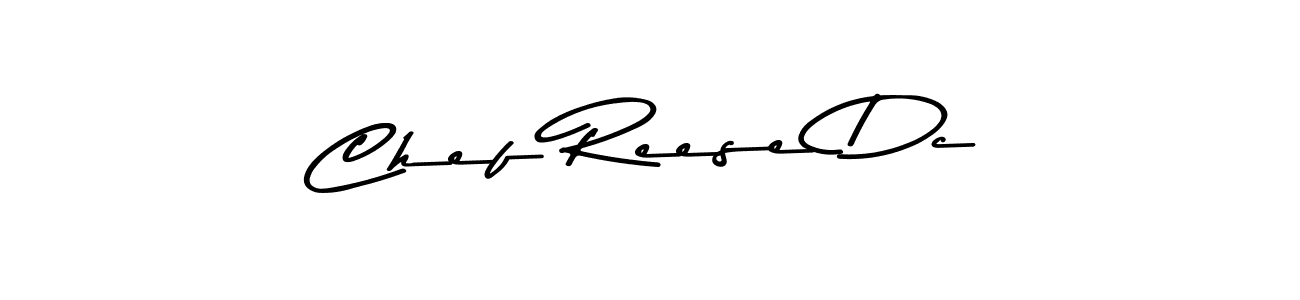 Use a signature maker to create a handwritten signature online. With this signature software, you can design (Asem Kandis PERSONAL USE) your own signature for name Chef Reese Dc. Chef Reese Dc signature style 9 images and pictures png