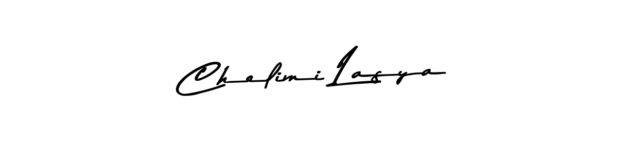 Create a beautiful signature design for name Chelimi Lasya. With this signature (Asem Kandis PERSONAL USE) fonts, you can make a handwritten signature for free. Chelimi Lasya signature style 9 images and pictures png