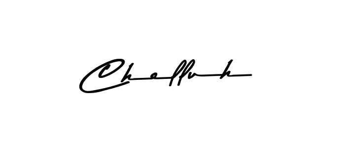 Chelluh stylish signature style. Best Handwritten Sign (Asem Kandis PERSONAL USE) for my name. Handwritten Signature Collection Ideas for my name Chelluh. Chelluh signature style 9 images and pictures png