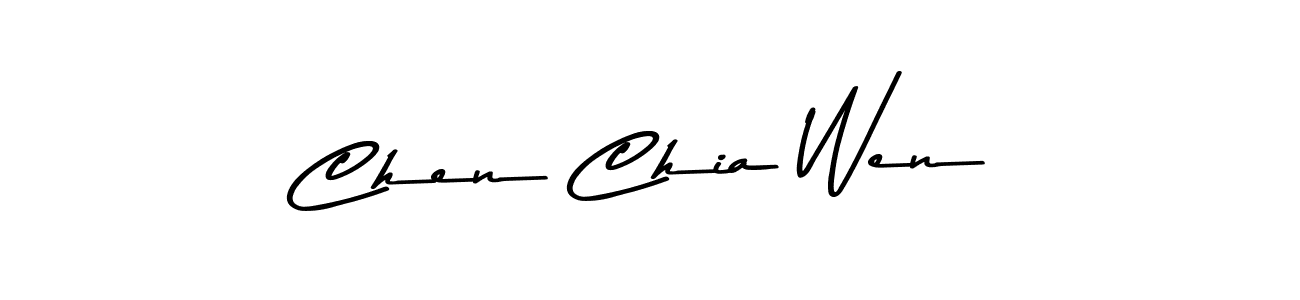 Create a beautiful signature design for name Chen Chia Wen. With this signature (Asem Kandis PERSONAL USE) fonts, you can make a handwritten signature for free. Chen Chia Wen signature style 9 images and pictures png