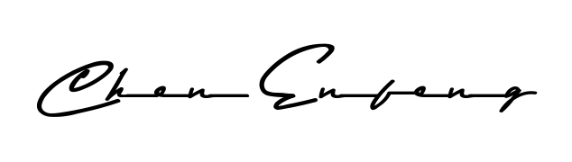 An effortless, minimalist signature concept for Chen Enfeng using Asem Kandis PERSONAL USE design. Clean lines that look great on any document. Chen Enfeng signature style 9 images and pictures png