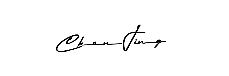 How to make Chen Jing name signature. Use Asem Kandis PERSONAL USE style for creating short signs online. This is the latest handwritten sign. Chen Jing signature style 9 images and pictures png