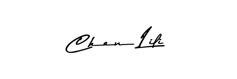 Design your own signature with our free online signature maker. With this signature software, you can create a handwritten (Asem Kandis PERSONAL USE) signature for name Chen Lili. Chen Lili signature style 9 images and pictures png