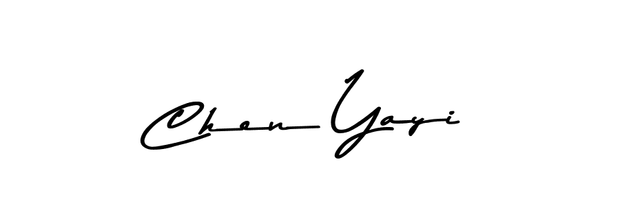 How to make Chen Yayi signature? Asem Kandis PERSONAL USE is a professional autograph style. Create handwritten signature for Chen Yayi name. Chen Yayi signature style 9 images and pictures png