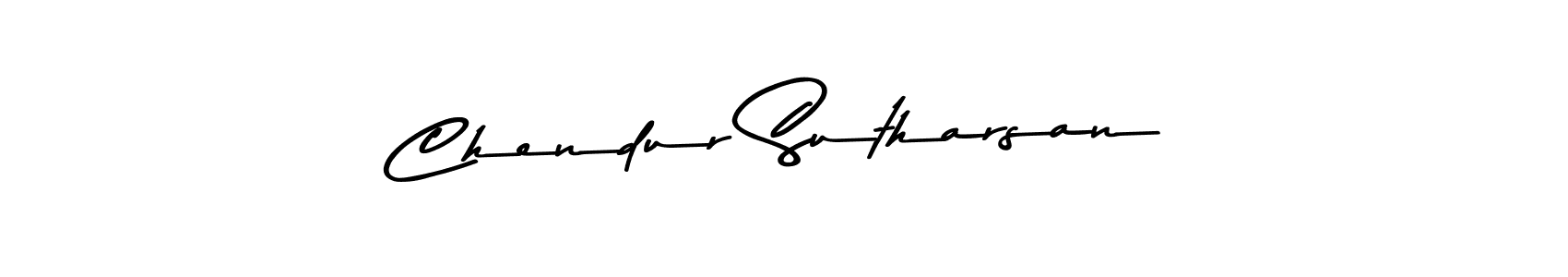 Use a signature maker to create a handwritten signature online. With this signature software, you can design (Asem Kandis PERSONAL USE) your own signature for name Chendur Sutharsan. Chendur Sutharsan signature style 9 images and pictures png