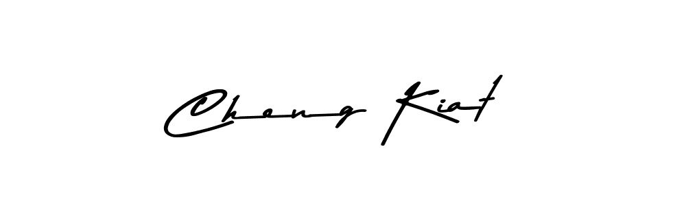 How to make Cheng Kiat signature? Asem Kandis PERSONAL USE is a professional autograph style. Create handwritten signature for Cheng Kiat name. Cheng Kiat signature style 9 images and pictures png