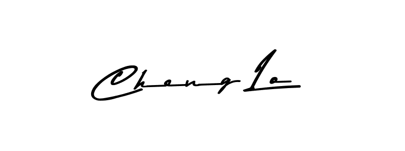 How to make Cheng Lo name signature. Use Asem Kandis PERSONAL USE style for creating short signs online. This is the latest handwritten sign. Cheng Lo signature style 9 images and pictures png