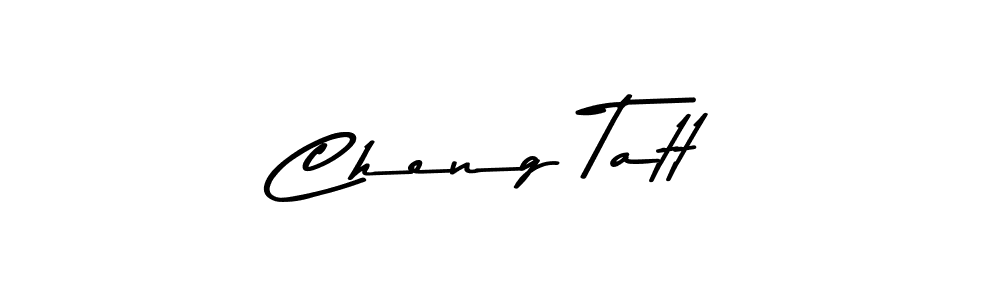 Similarly Asem Kandis PERSONAL USE is the best handwritten signature design. Signature creator online .You can use it as an online autograph creator for name Cheng Tatt. Cheng Tatt signature style 9 images and pictures png