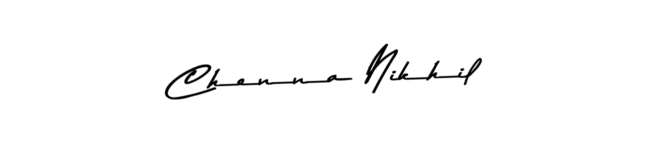 It looks lik you need a new signature style for name Chenna Nikhil. Design unique handwritten (Asem Kandis PERSONAL USE) signature with our free signature maker in just a few clicks. Chenna Nikhil signature style 9 images and pictures png
