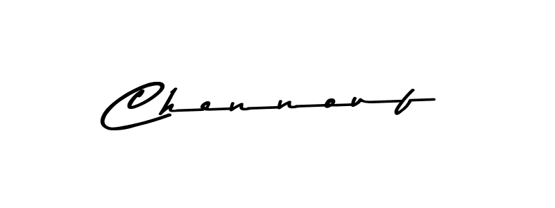How to make Chennouf signature? Asem Kandis PERSONAL USE is a professional autograph style. Create handwritten signature for Chennouf name. Chennouf signature style 9 images and pictures png