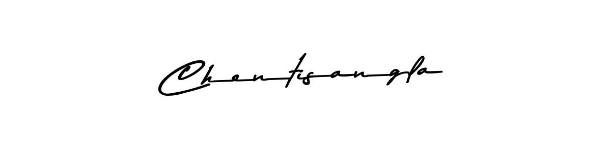 Create a beautiful signature design for name Chentisangla. With this signature (Asem Kandis PERSONAL USE) fonts, you can make a handwritten signature for free. Chentisangla signature style 9 images and pictures png