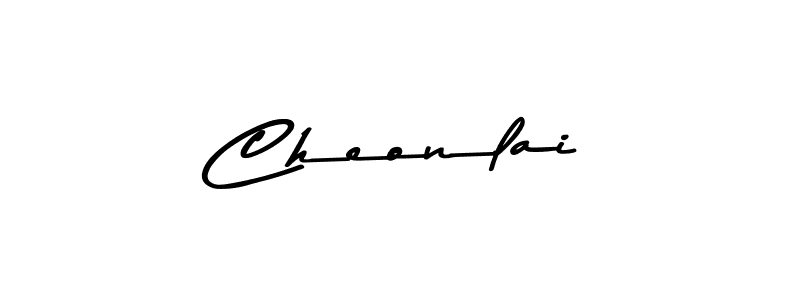 How to make Cheonlai signature? Asem Kandis PERSONAL USE is a professional autograph style. Create handwritten signature for Cheonlai name. Cheonlai signature style 9 images and pictures png