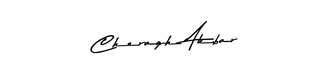 How to make Cheragh Akbar name signature. Use Asem Kandis PERSONAL USE style for creating short signs online. This is the latest handwritten sign. Cheragh Akbar signature style 9 images and pictures png