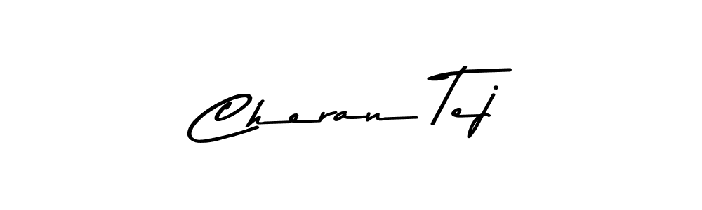 Create a beautiful signature design for name Cheran Tej. With this signature (Asem Kandis PERSONAL USE) fonts, you can make a handwritten signature for free. Cheran Tej signature style 9 images and pictures png