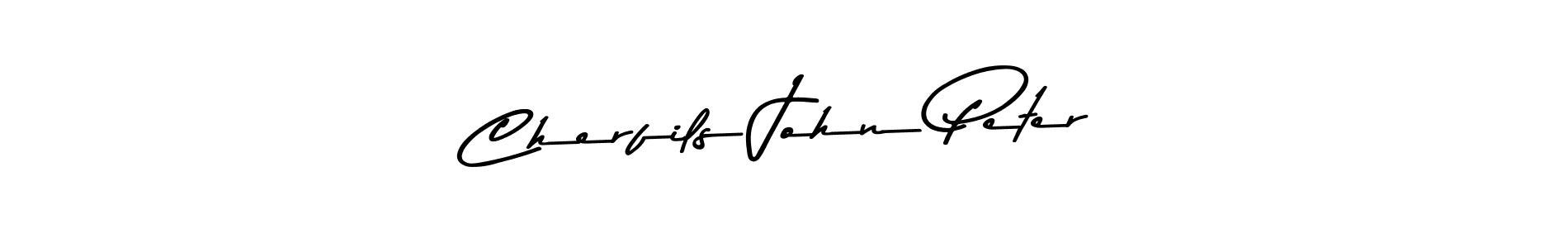 Also You can easily find your signature by using the search form. We will create Cherfils John Peter name handwritten signature images for you free of cost using Asem Kandis PERSONAL USE sign style. Cherfils John Peter signature style 9 images and pictures png