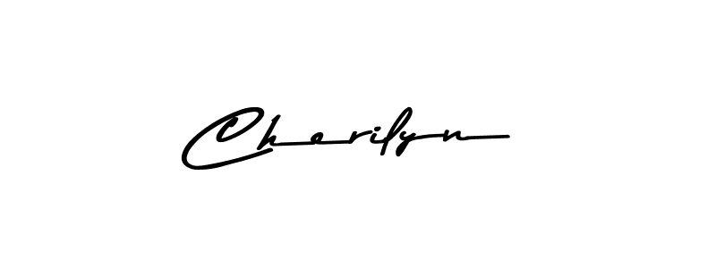 You should practise on your own different ways (Asem Kandis PERSONAL USE) to write your name (Cherilyn) in signature. don't let someone else do it for you. Cherilyn signature style 9 images and pictures png