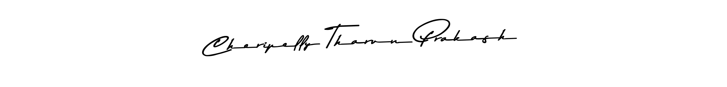 Create a beautiful signature design for name Cheripelly Tharun Prakash. With this signature (Asem Kandis PERSONAL USE) fonts, you can make a handwritten signature for free. Cheripelly Tharun Prakash signature style 9 images and pictures png