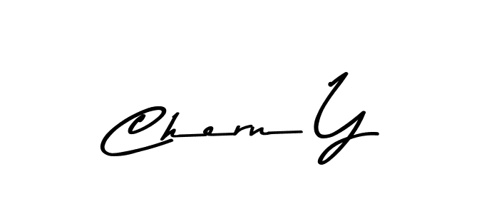 Create a beautiful signature design for name Chern Y. With this signature (Asem Kandis PERSONAL USE) fonts, you can make a handwritten signature for free. Chern Y signature style 9 images and pictures png