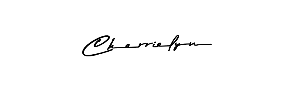 Create a beautiful signature design for name Cherrielyn. With this signature (Asem Kandis PERSONAL USE) fonts, you can make a handwritten signature for free. Cherrielyn signature style 9 images and pictures png