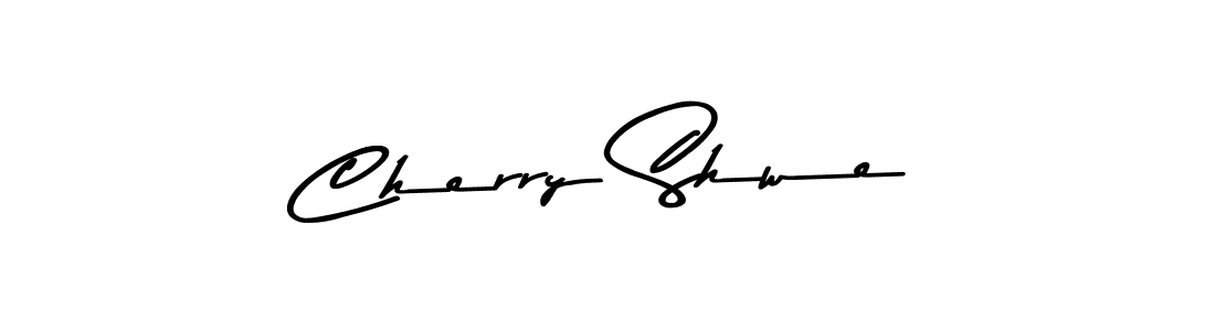 Make a beautiful signature design for name Cherry Shwe. Use this online signature maker to create a handwritten signature for free. Cherry Shwe signature style 9 images and pictures png