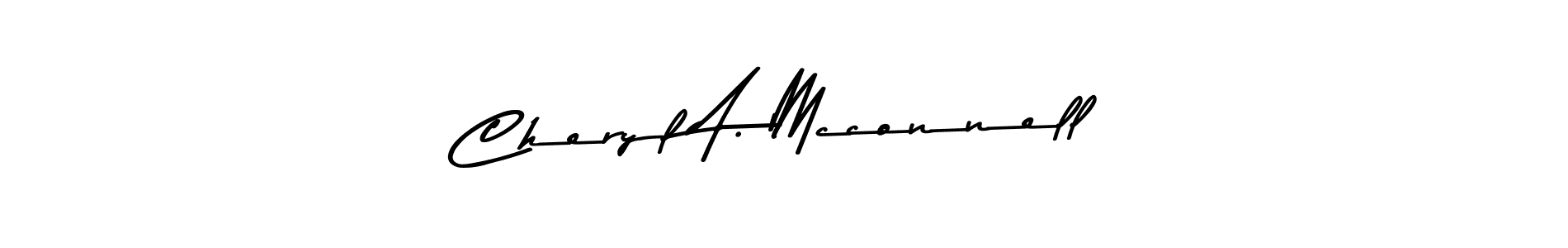 Cheryl A. Mcconnell stylish signature style. Best Handwritten Sign (Asem Kandis PERSONAL USE) for my name. Handwritten Signature Collection Ideas for my name Cheryl A. Mcconnell. Cheryl A. Mcconnell signature style 9 images and pictures png