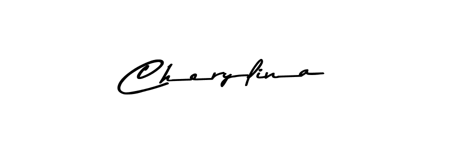 Design your own signature with our free online signature maker. With this signature software, you can create a handwritten (Asem Kandis PERSONAL USE) signature for name Cherylina. Cherylina signature style 9 images and pictures png