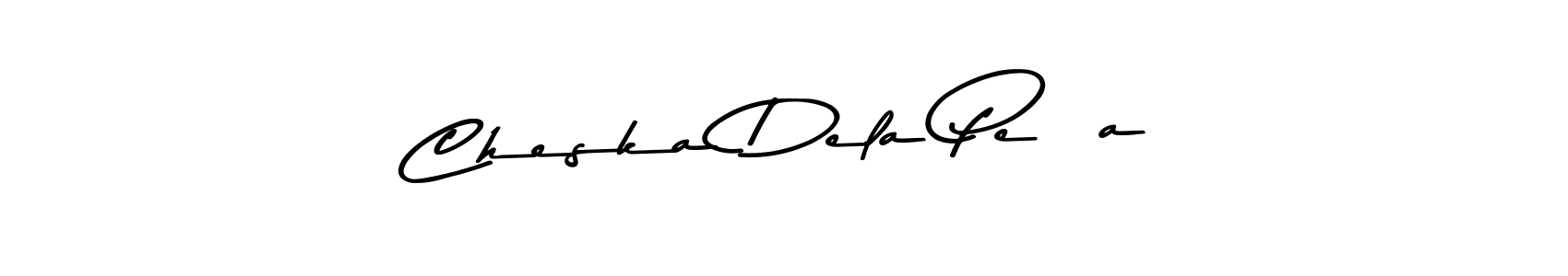 This is the best signature style for the Cheska Dela Peña name. Also you like these signature font (Asem Kandis PERSONAL USE). Mix name signature. Cheska Dela Peña signature style 9 images and pictures png