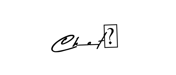 How to Draw Chet捷 signature style? Asem Kandis PERSONAL USE is a latest design signature styles for name Chet捷. Chet捷 signature style 9 images and pictures png