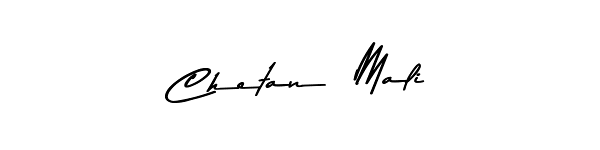 Make a short Chetan  Mali signature style. Manage your documents anywhere anytime using Asem Kandis PERSONAL USE. Create and add eSignatures, submit forms, share and send files easily. Chetan  Mali signature style 9 images and pictures png