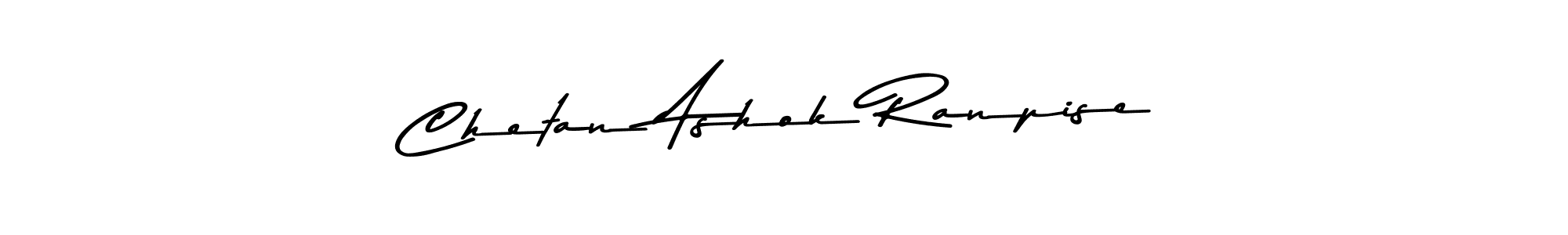 Create a beautiful signature design for name Chetan Ashok Ranpise. With this signature (Asem Kandis PERSONAL USE) fonts, you can make a handwritten signature for free. Chetan Ashok Ranpise signature style 9 images and pictures png