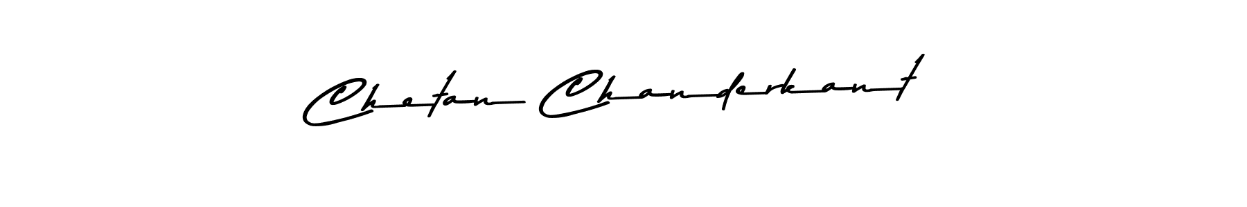 Design your own signature with our free online signature maker. With this signature software, you can create a handwritten (Asem Kandis PERSONAL USE) signature for name Chetan Chanderkant. Chetan Chanderkant signature style 9 images and pictures png