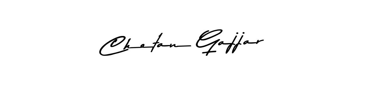 Create a beautiful signature design for name Chetan Gajjar. With this signature (Asem Kandis PERSONAL USE) fonts, you can make a handwritten signature for free. Chetan Gajjar signature style 9 images and pictures png
