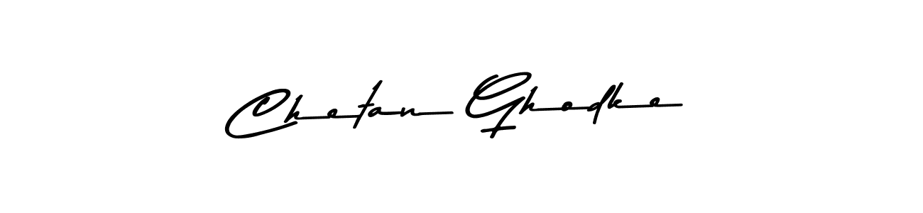 Use a signature maker to create a handwritten signature online. With this signature software, you can design (Asem Kandis PERSONAL USE) your own signature for name Chetan Ghodke. Chetan Ghodke signature style 9 images and pictures png