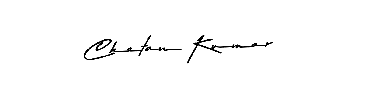 Design your own signature with our free online signature maker. With this signature software, you can create a handwritten (Asem Kandis PERSONAL USE) signature for name Chetan Kumar. Chetan Kumar signature style 9 images and pictures png