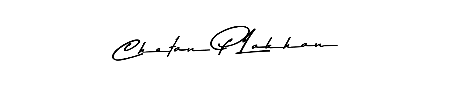 Make a beautiful signature design for name Chetan P Lakhan. With this signature (Asem Kandis PERSONAL USE) style, you can create a handwritten signature for free. Chetan P Lakhan signature style 9 images and pictures png